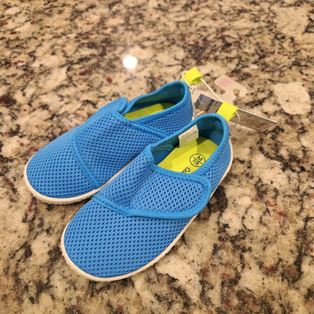 Cat & Jack Youth Girl's Shoes Water Sandals Blue Size Medium 7/8